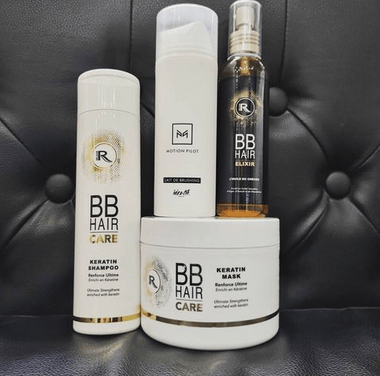 Produits présentés au salon Célestine Coiffure