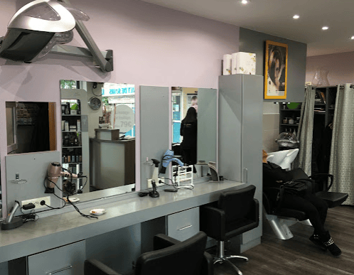 Intérieur du salon Célestine Coiffure