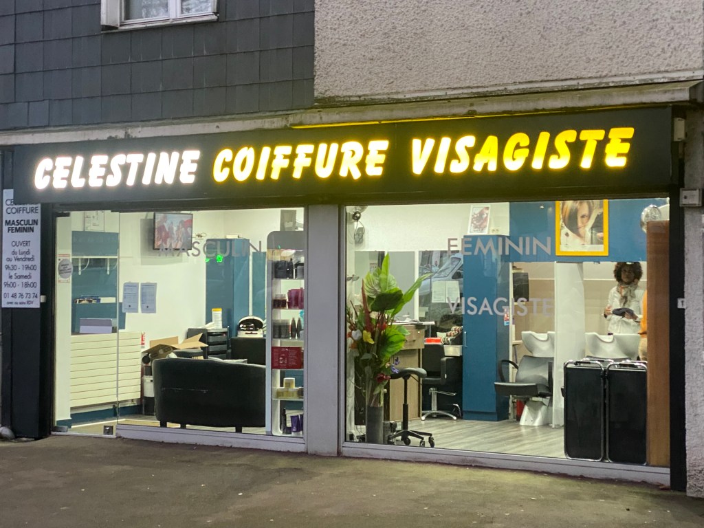 Façade de Célestine Coiffure